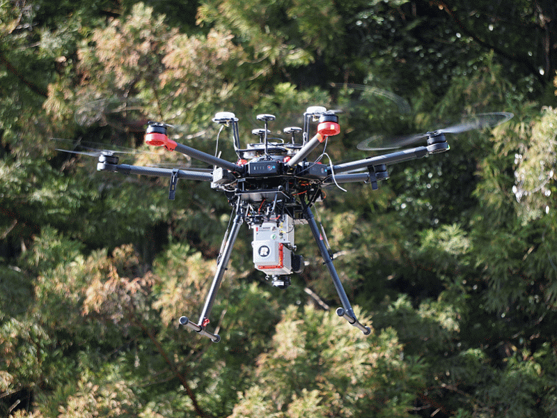 ドローン搭載レーザー３Ｄ計測、UAV空中写真測量
