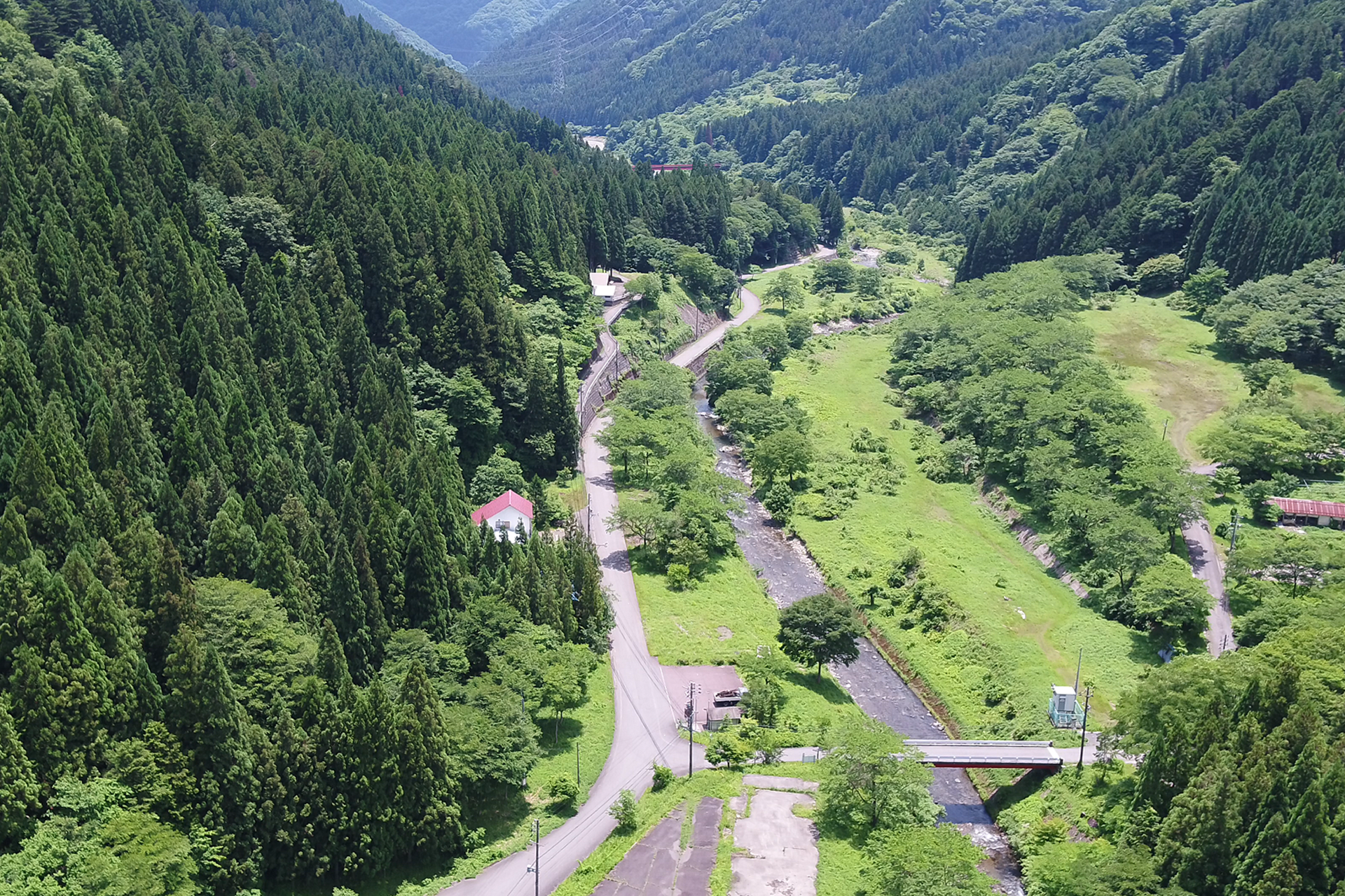 ドローンから見た景色